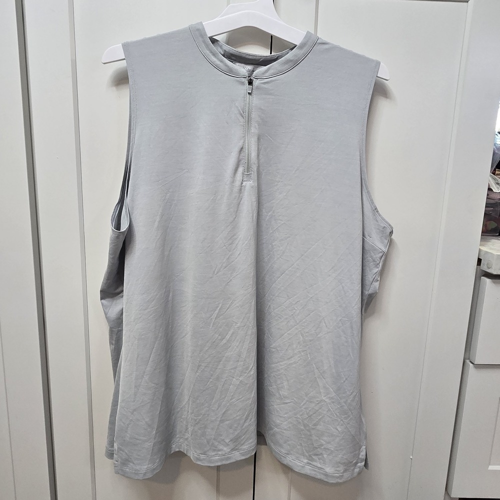 Walter Hagen Women's XXL Sleeveless Golf Polo 1/4 Zip UPF‎ 50+ Performance NWT